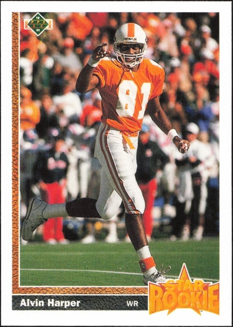 1991 Upper-Deck Alvin Harper #24 trading card