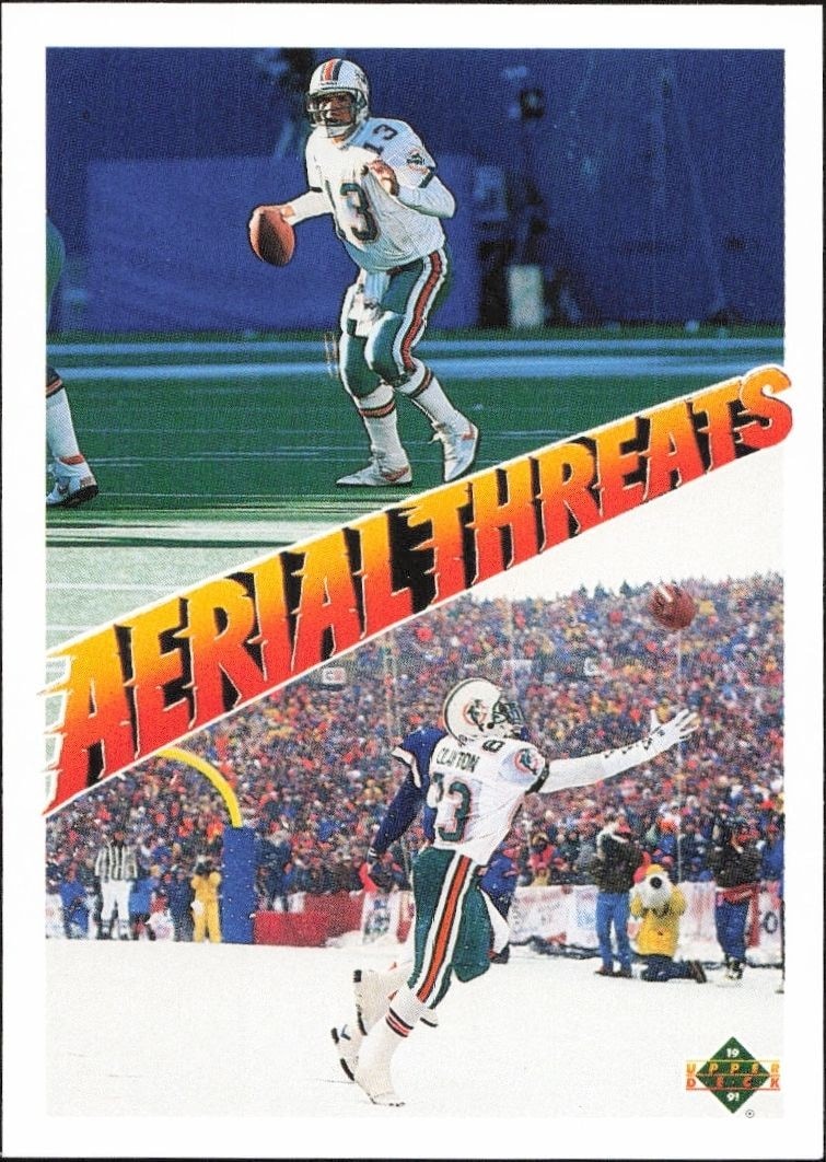 1991 Upper-Deck Dan Marino #34 trading card