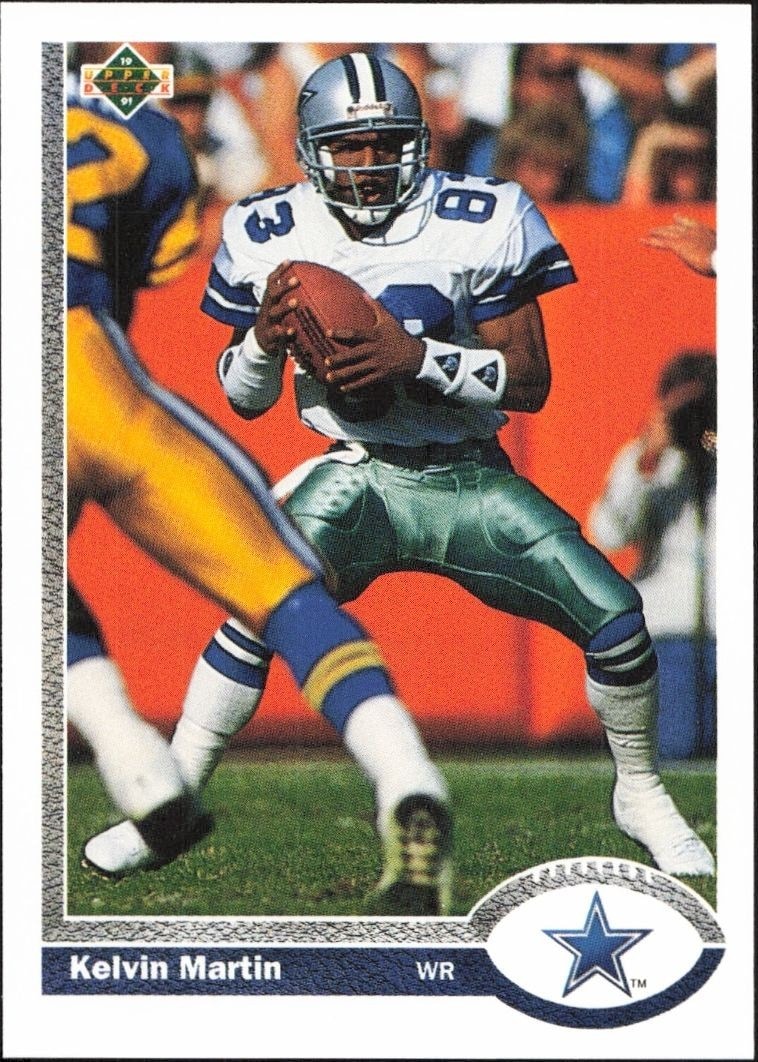 1991 Upper-Deck Kelvin Martin #37 trading card