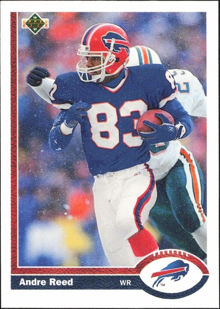 1991 Upper-Deck Andre Reed #43 trading card
