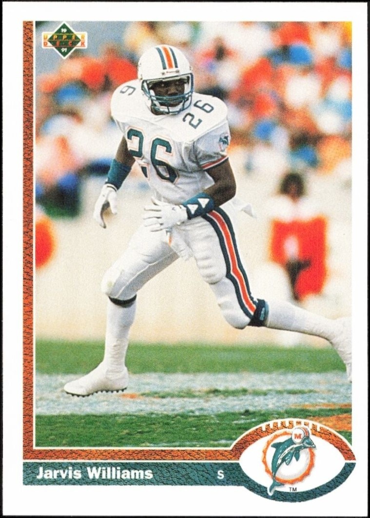 1991 Upper-Deck Jarvis Williams #51 trading card
