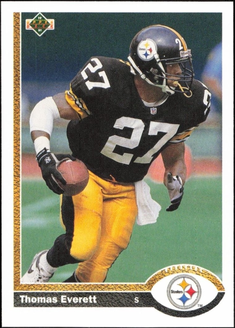 1991 Upper-Deck Thomas Everett #518 trading card