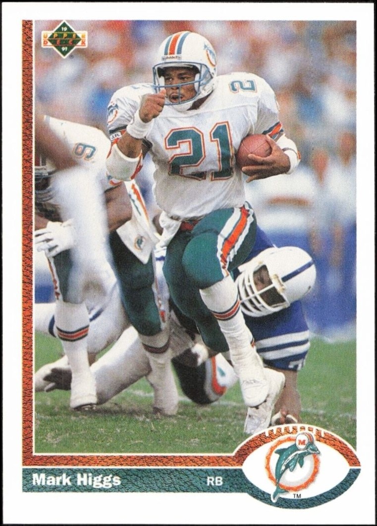 1991 Upper-Deck Mark Higgs #517 trading card