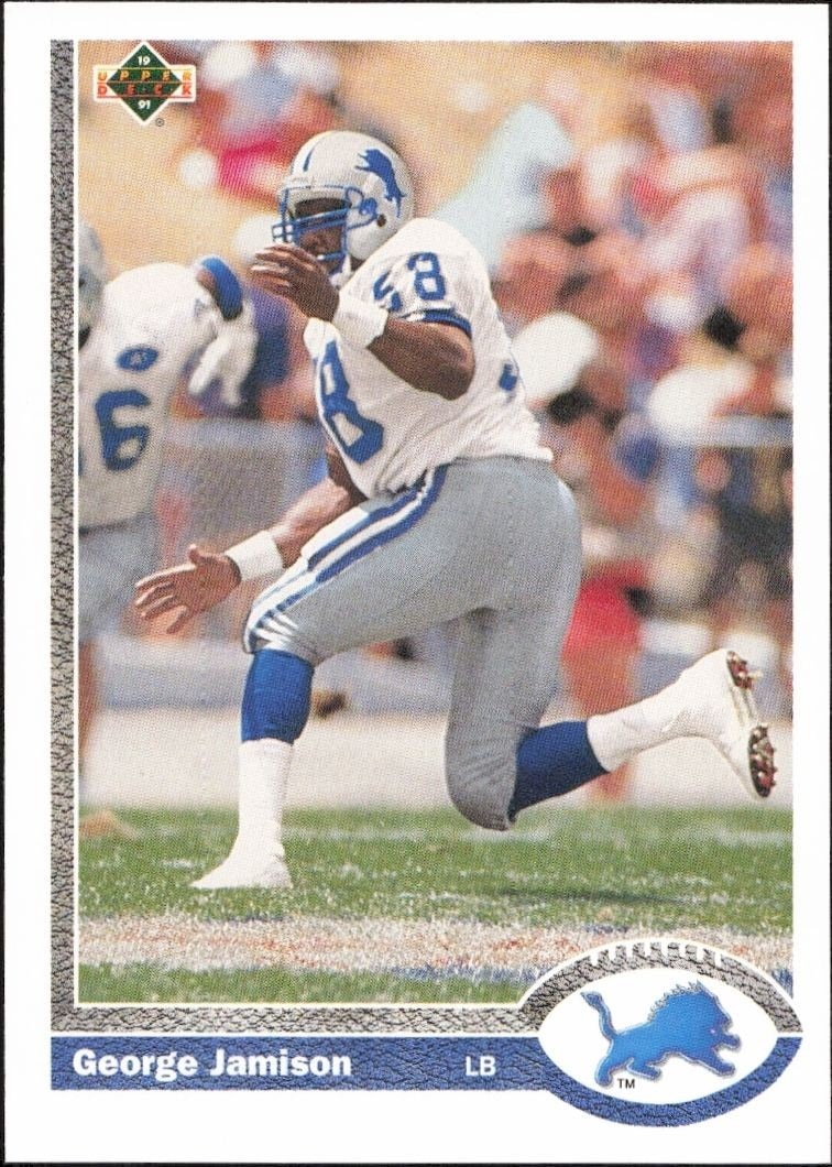 1991 Upper-Deck George Jamison #515 trading card