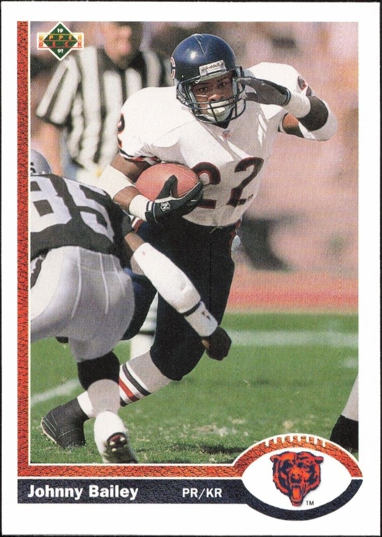1991 Upper-Deck Johnny Bailey #522 trading card
