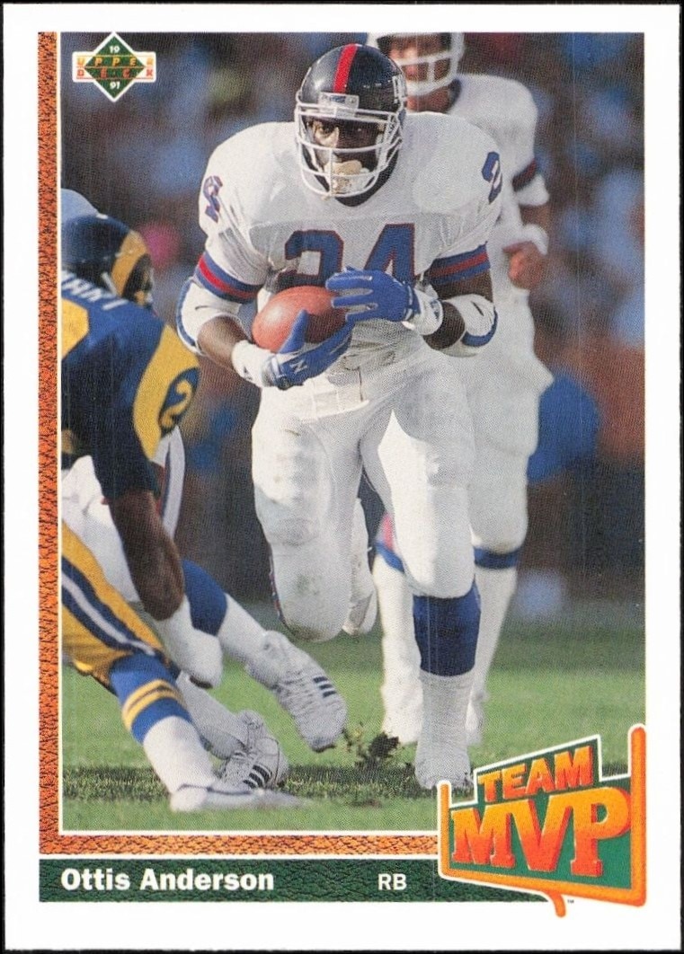 1991 Upper-Deck Ottis Anderson #469 trading card