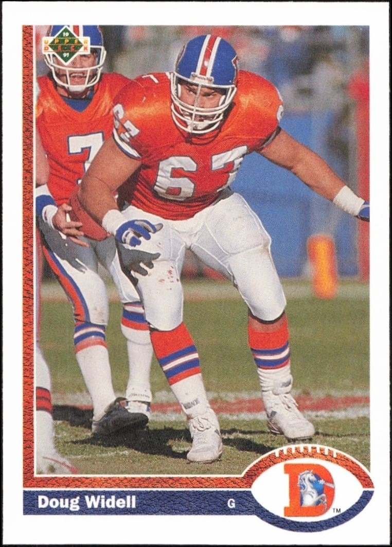 1991 Upper-Deck Doug Widell #479 trading card