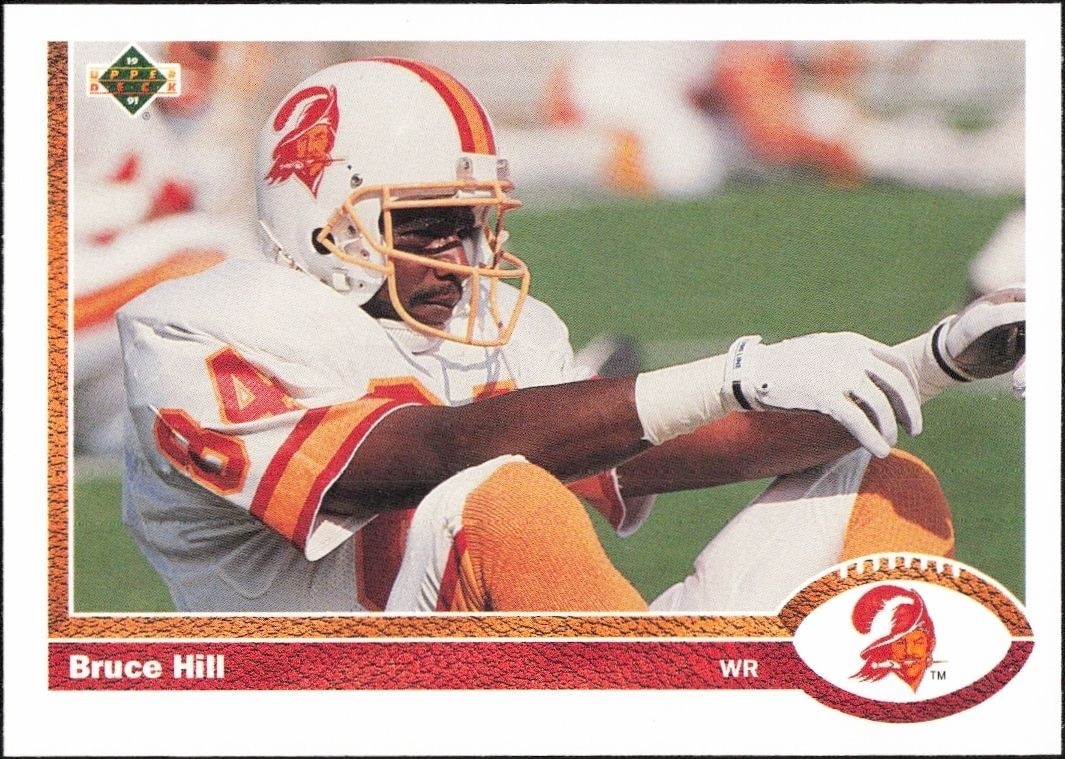 1991 Upper-Deck Bruce Hill #489 trading card