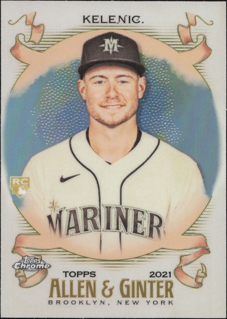 2021 Topps Allen & Ginter Chrome Jarred Kelenic #252 trading card
