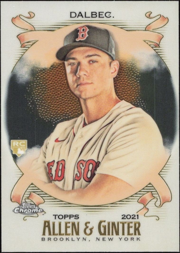 2021 Topps Allen & Ginter Chrome Bobby Dalbec #121 trading card