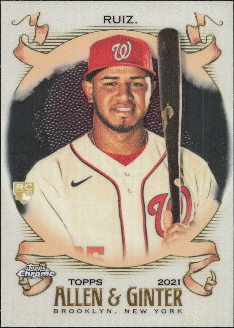 2021 Topps Allen & Ginter Chrome Keibert Ruiz #141 trading card