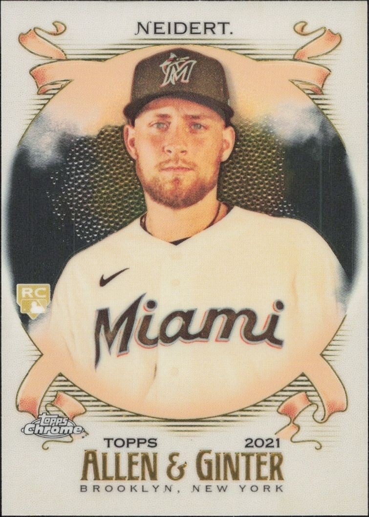 2021 Topps Allen & Ginter Chrome Nick Neidert #300 trading card
