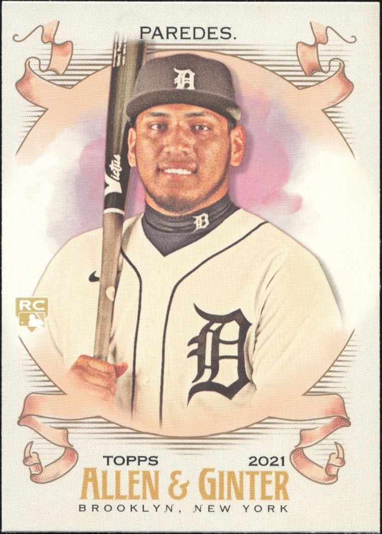 2021 Topps Allen & Ginter Isaac Paredes #254 trading card