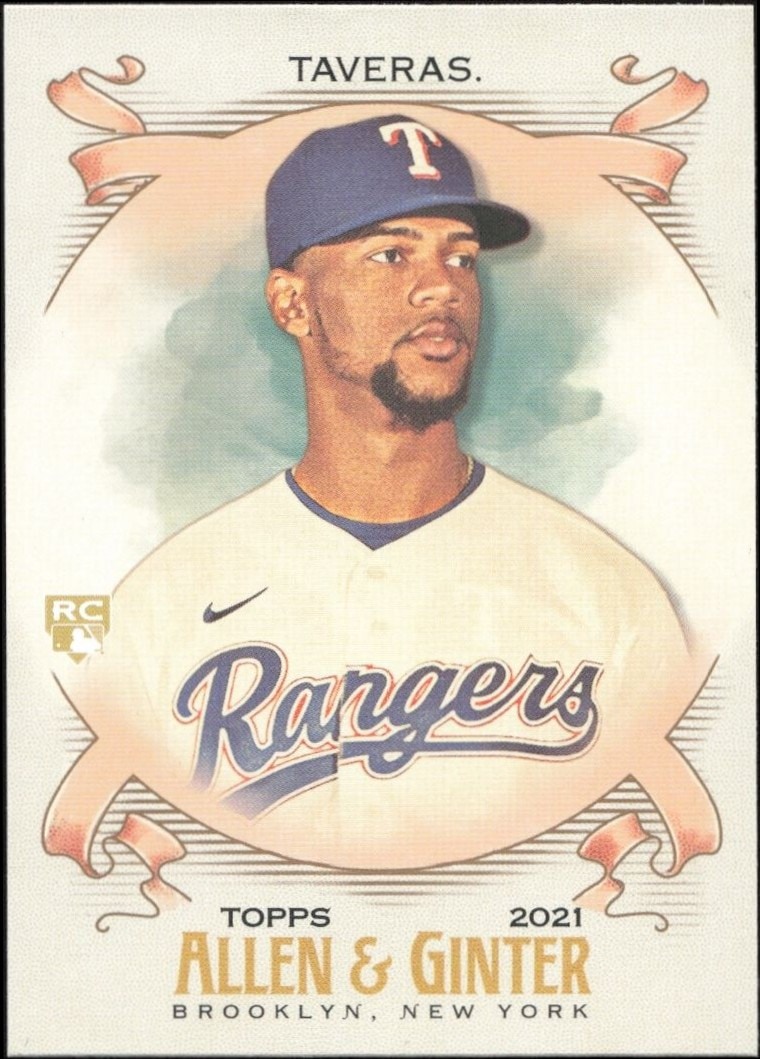 2021 Topps Allen & Ginter Leody Taveras #228 baseball trading card front