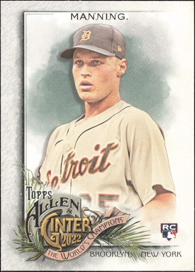 2022 Topps Allen & Ginter Matt Manning #185 trading card