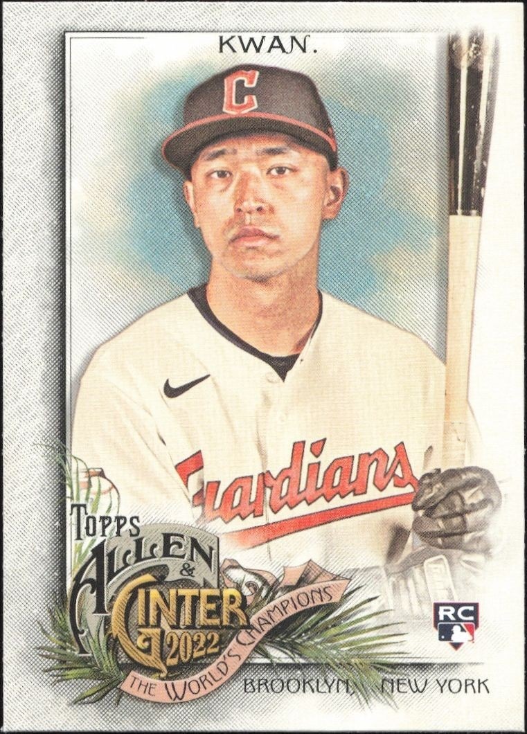 2022 Topps Allen & Ginter Steven Kwan #245 trading card