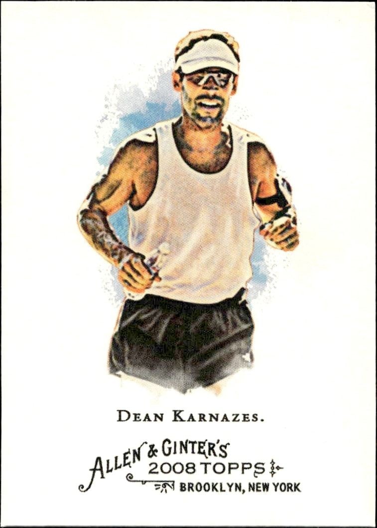 2008 Topps Allen & Ginter Dean Karnazes #268 trading card