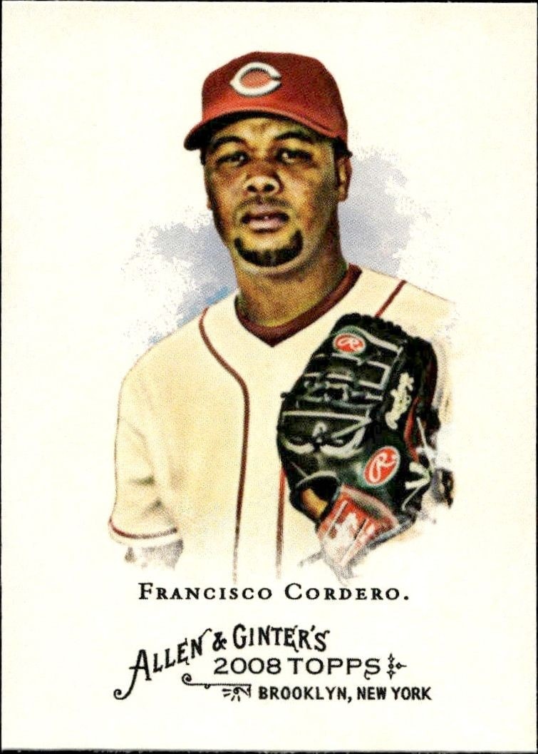 2008 Topps Allen & Ginter Francisco Cordero #191 trading card