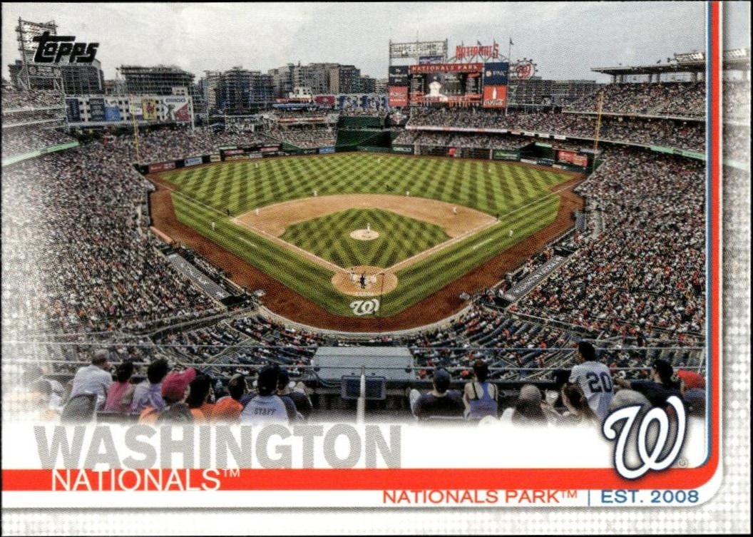 2019 Topps Series 1 Nationals Park #341 trading card