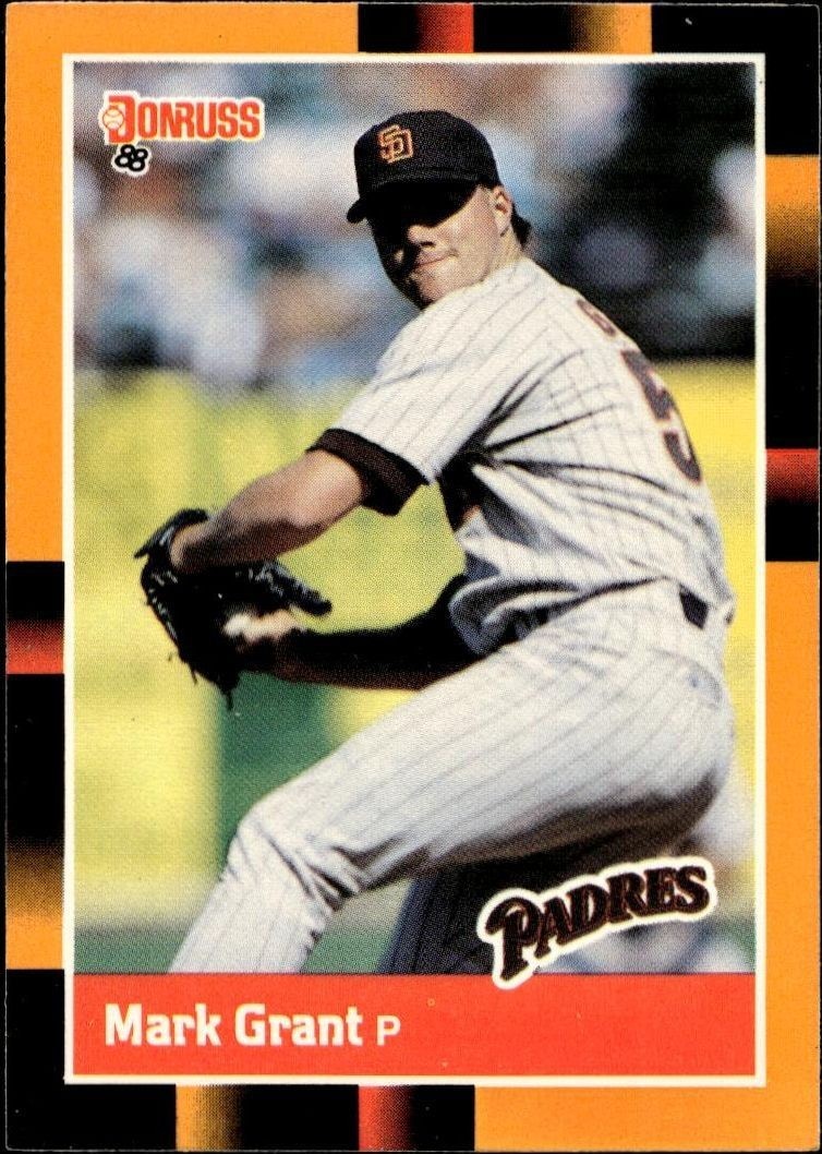 1988 Donruss Baseball's Best Mark Grant #133 trading card