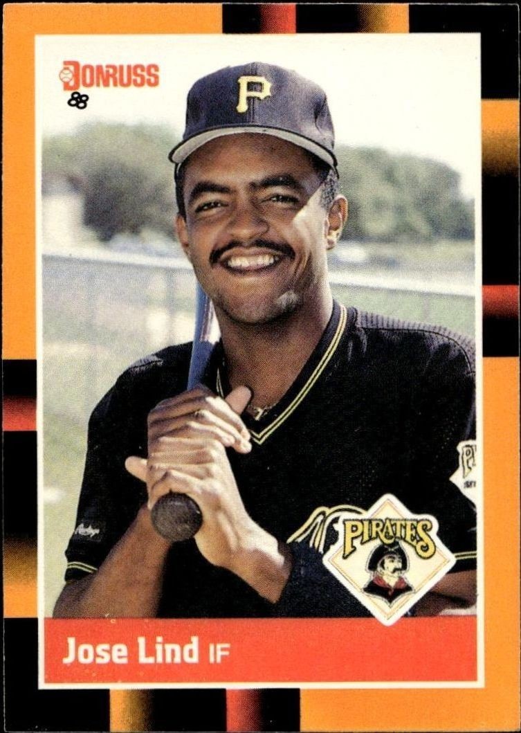1988 Donruss Baseball's Best Jose Lind #145 trading card