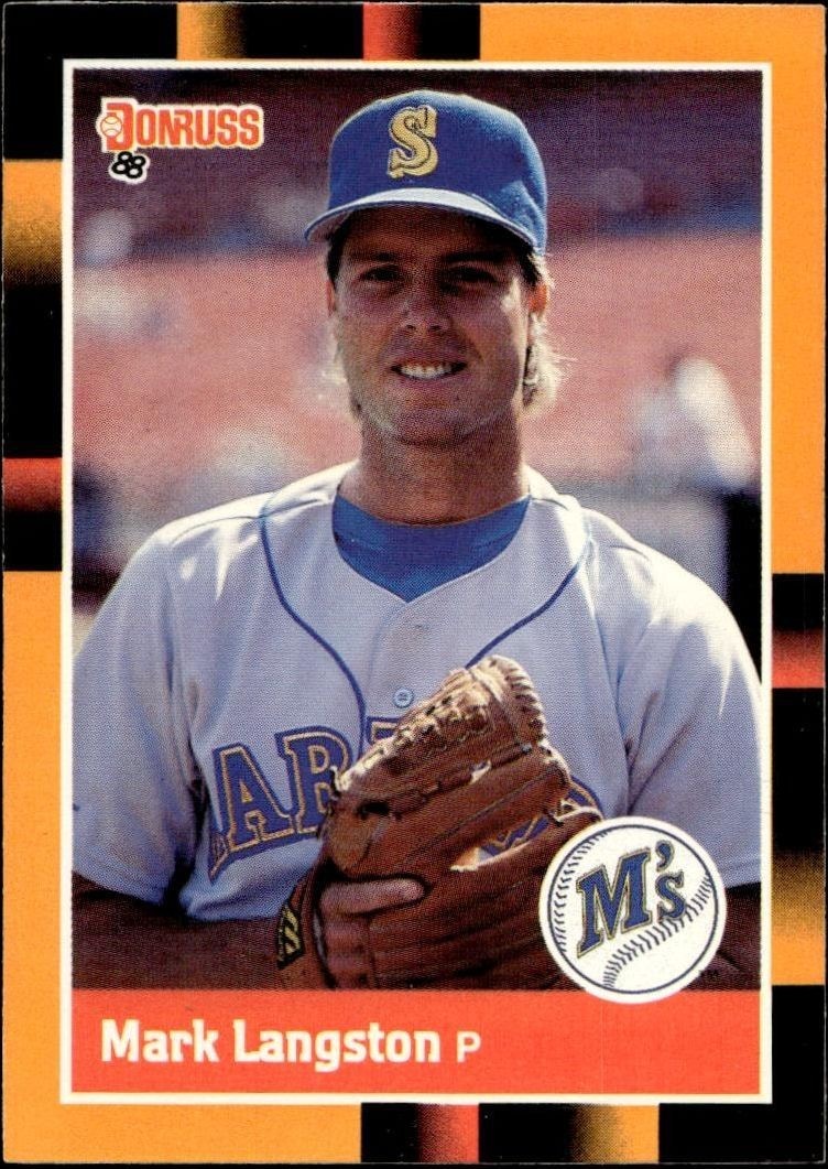 1988 Donruss Baseball's Best Mark Langston #136 trading card