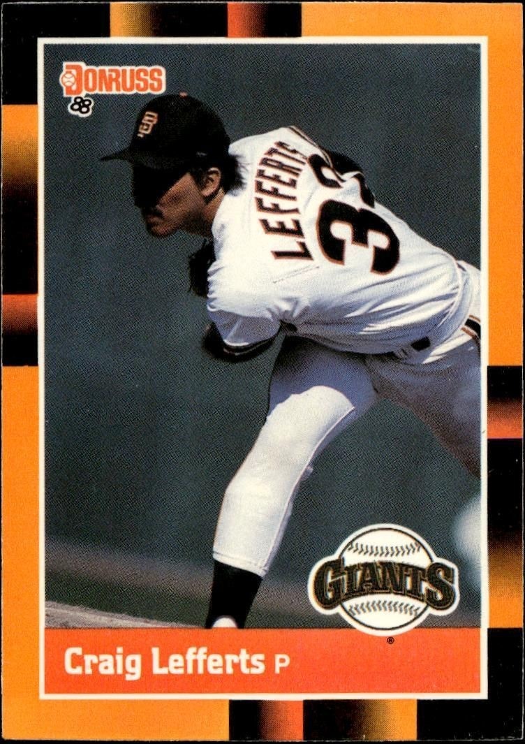 1988 Donruss Baseball's Best Craig Lefferts #330 trading card