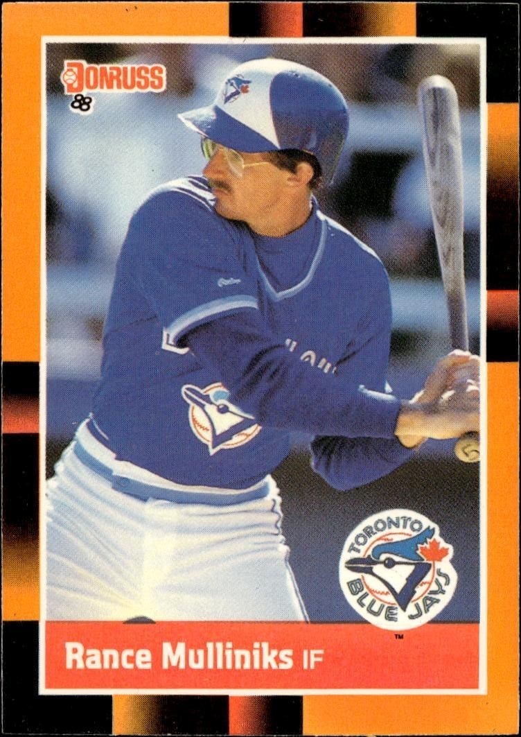 1988 Donruss Baseball's Best Rance Mulliniks #328 trading card