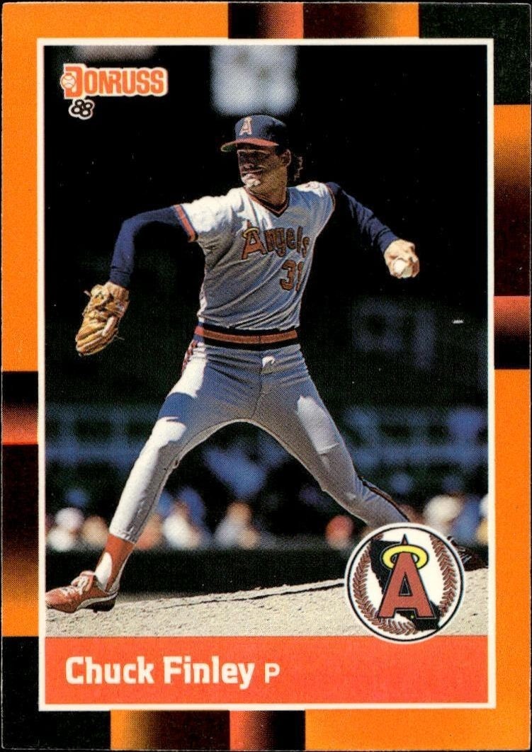 1988 Donruss Baseball's Best Chuck Finley #283 trading card