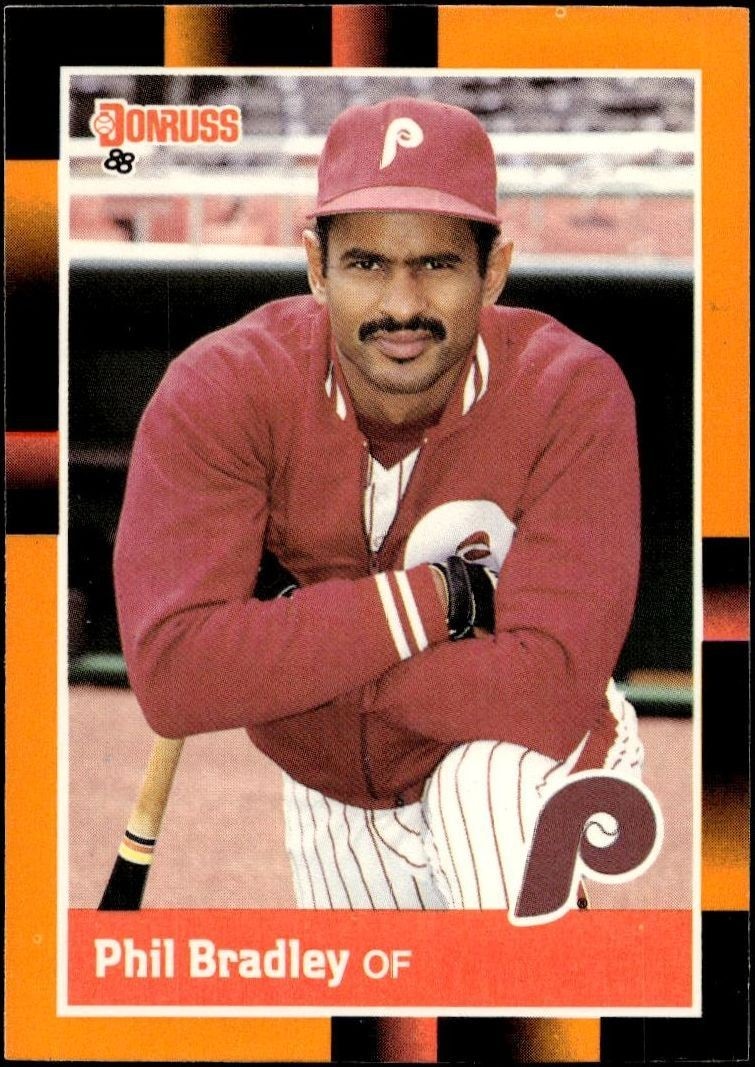 1988 Donruss Baseball's Best Phil Bradley #47 trading card