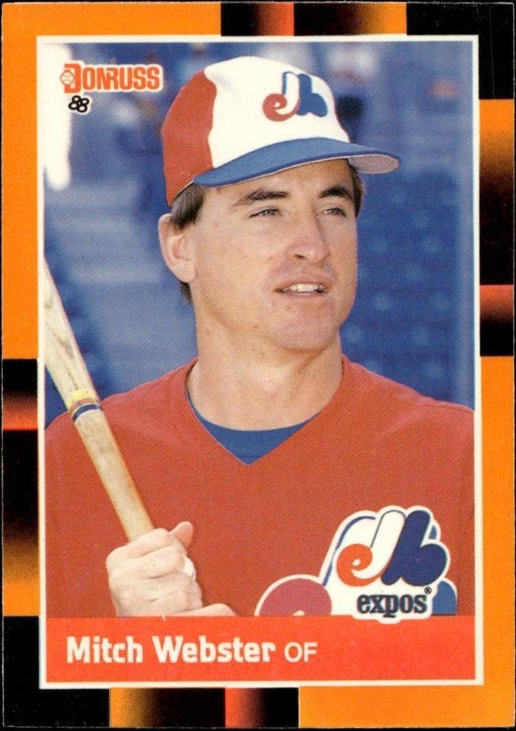 1988 Donruss Baseball's Best Mitch Webster #292 trading card