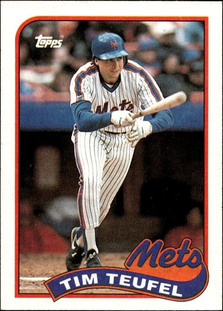 1989 Topps Tim Teufel #9 trading card
