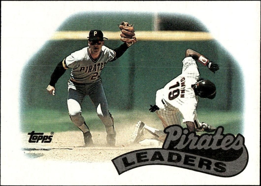 1989 Topps Pirates Leaders #699 trading card