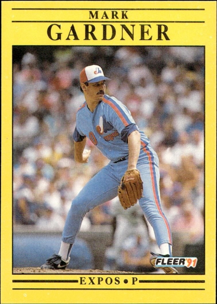 1991 Fleer Mark Gardner #233 trading card