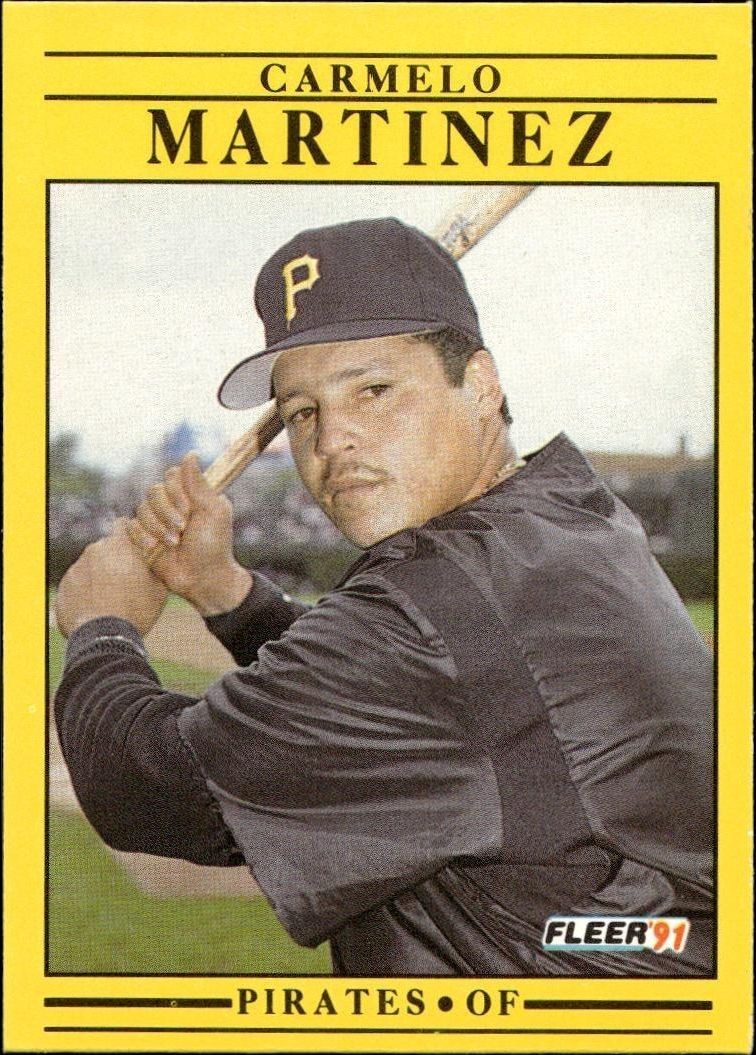 1991 Fleer Carmelo Martinez #44 trading card