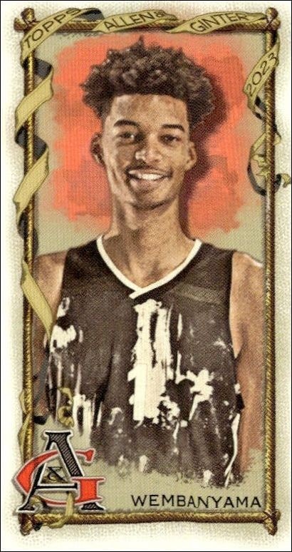 2023 Topps Allen & Ginter Victor Wembanyama #271 trading card