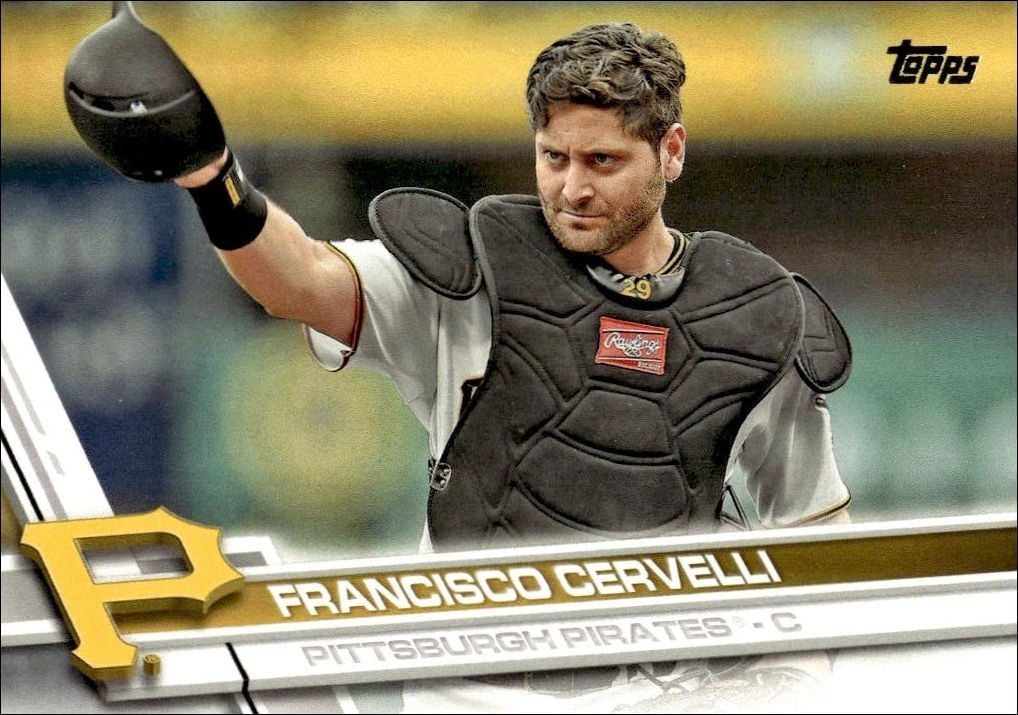 2017 Topps Series 1 Francisco Cervelli #198 trading card