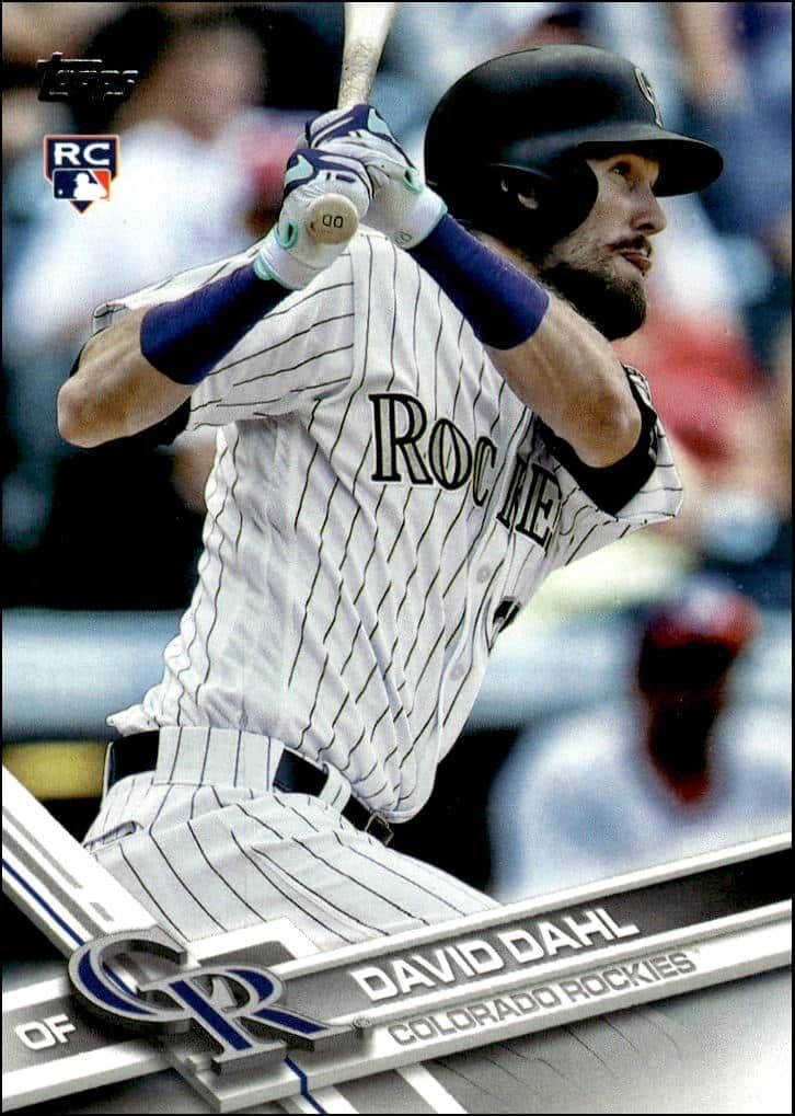 2017 Topps Series 1 David Dahl #306 trading card