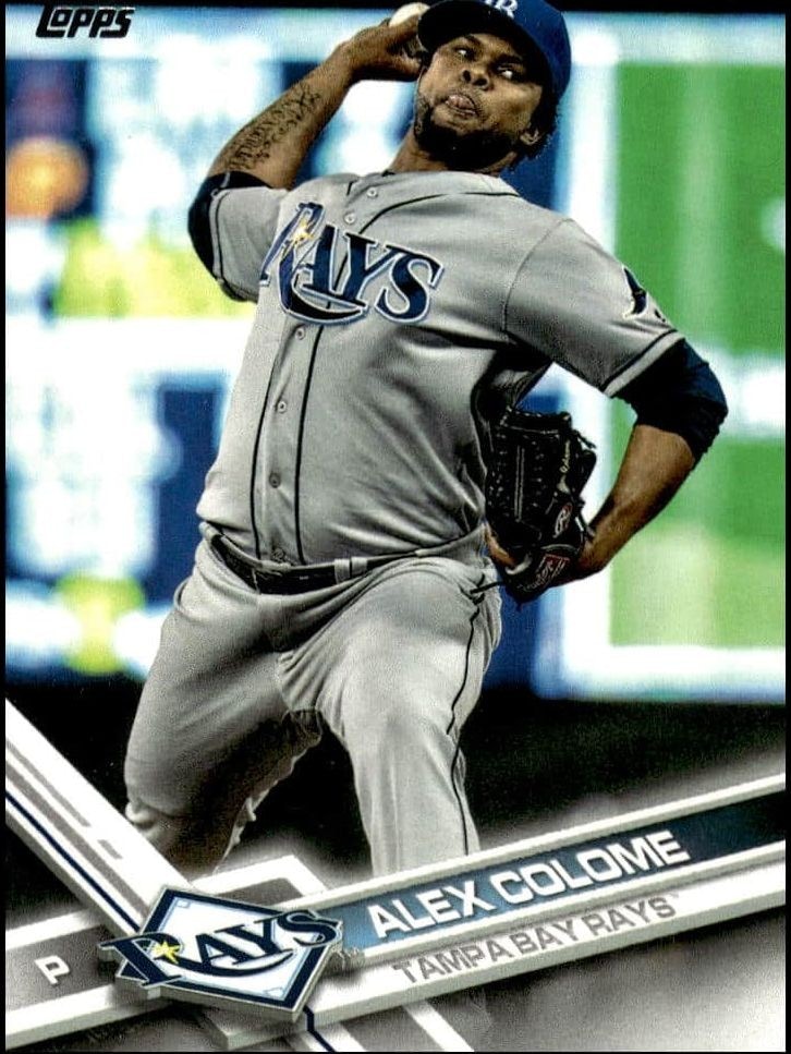 2017 Topps Series 1 Alex Colome #156 trading card