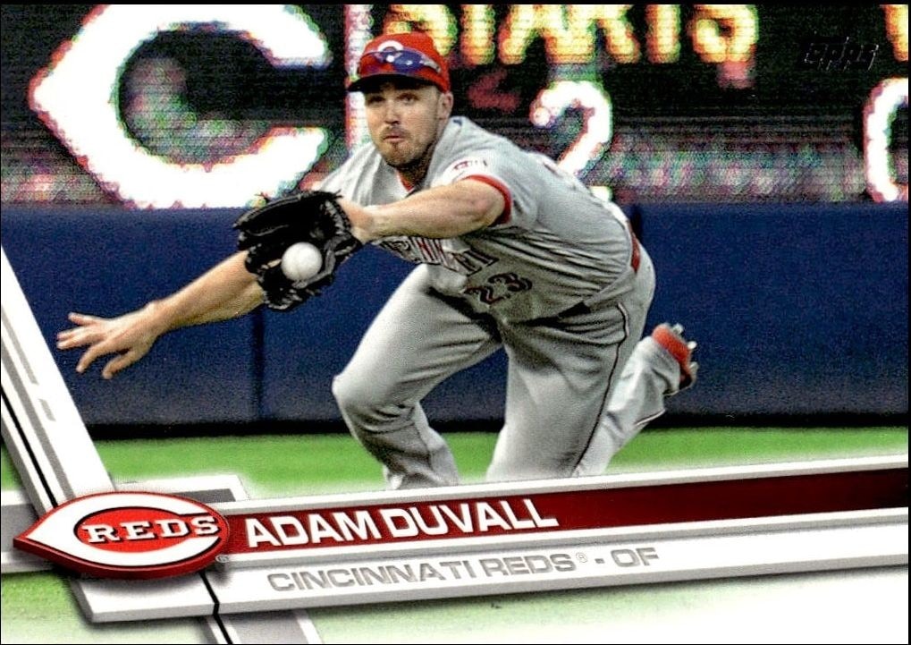2017 Topps Series 1 Adam Duvall #128 trading card