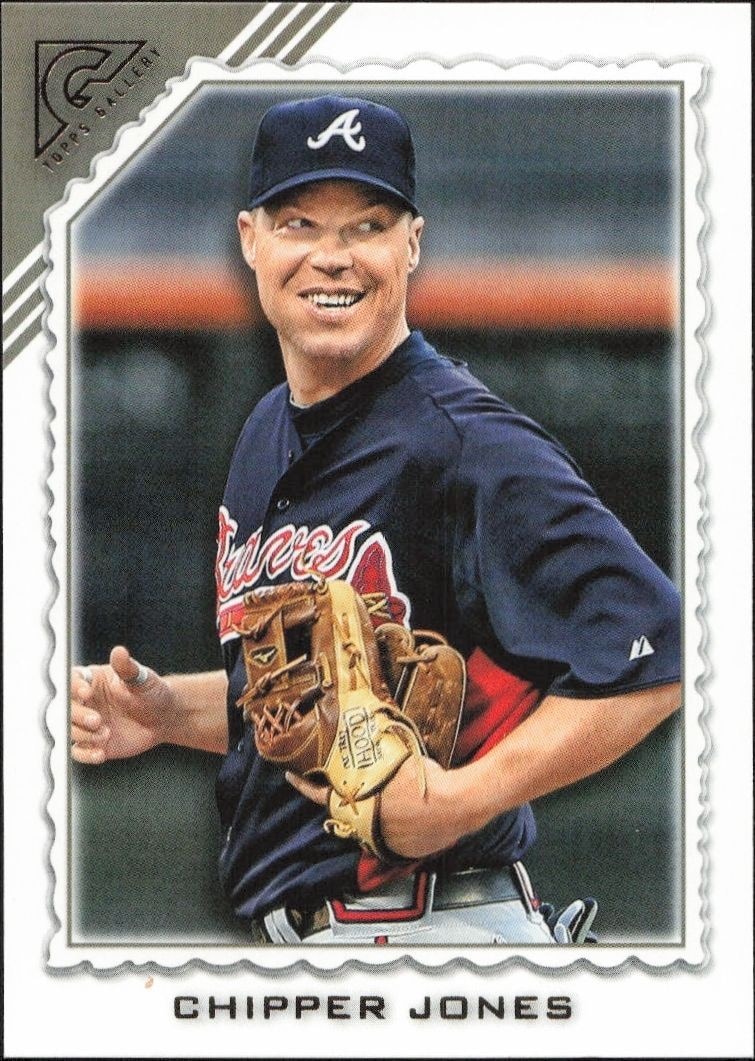 2022 Topps Gallery Chipper Jones #96 trading card