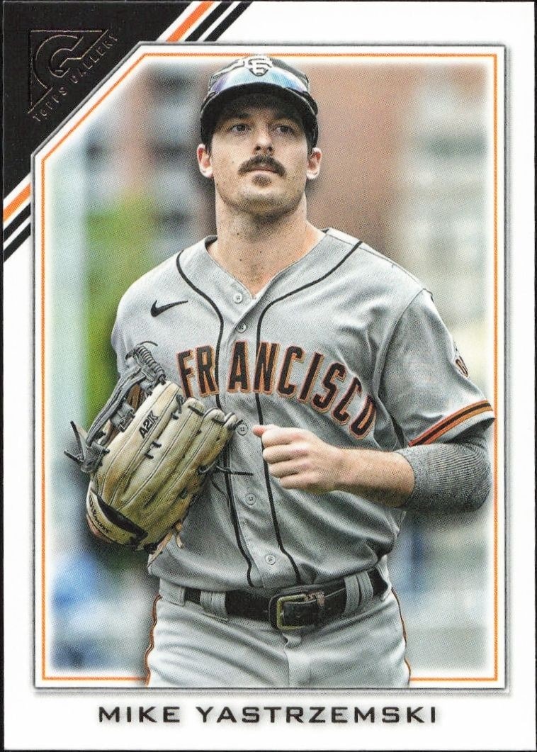 2022 Topps Gallery Mike Yastrzemski #141 baseball trading card front