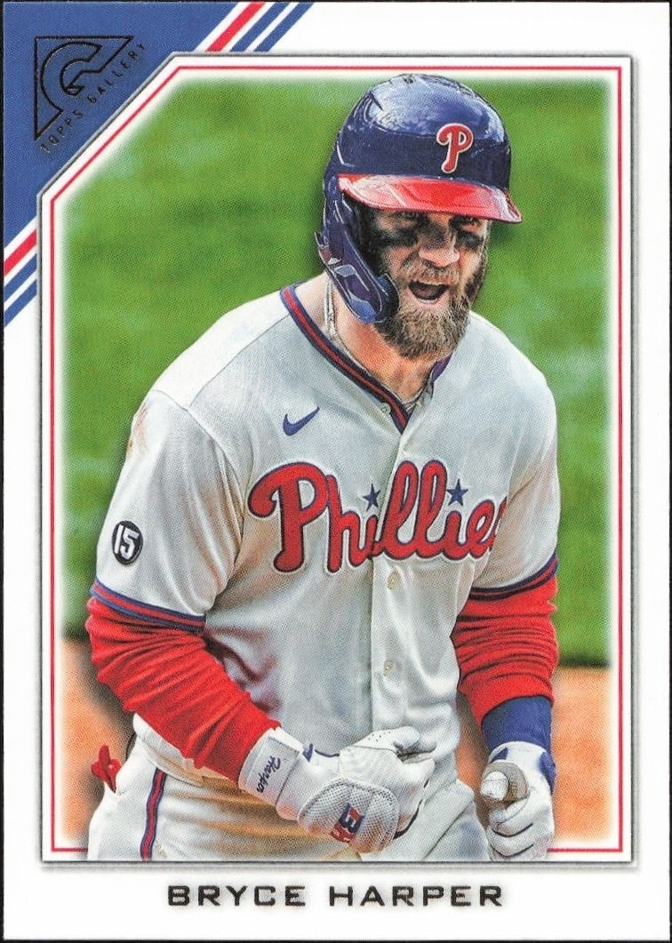 2022 Topps Gallery Bryce Harper #1 trading card
