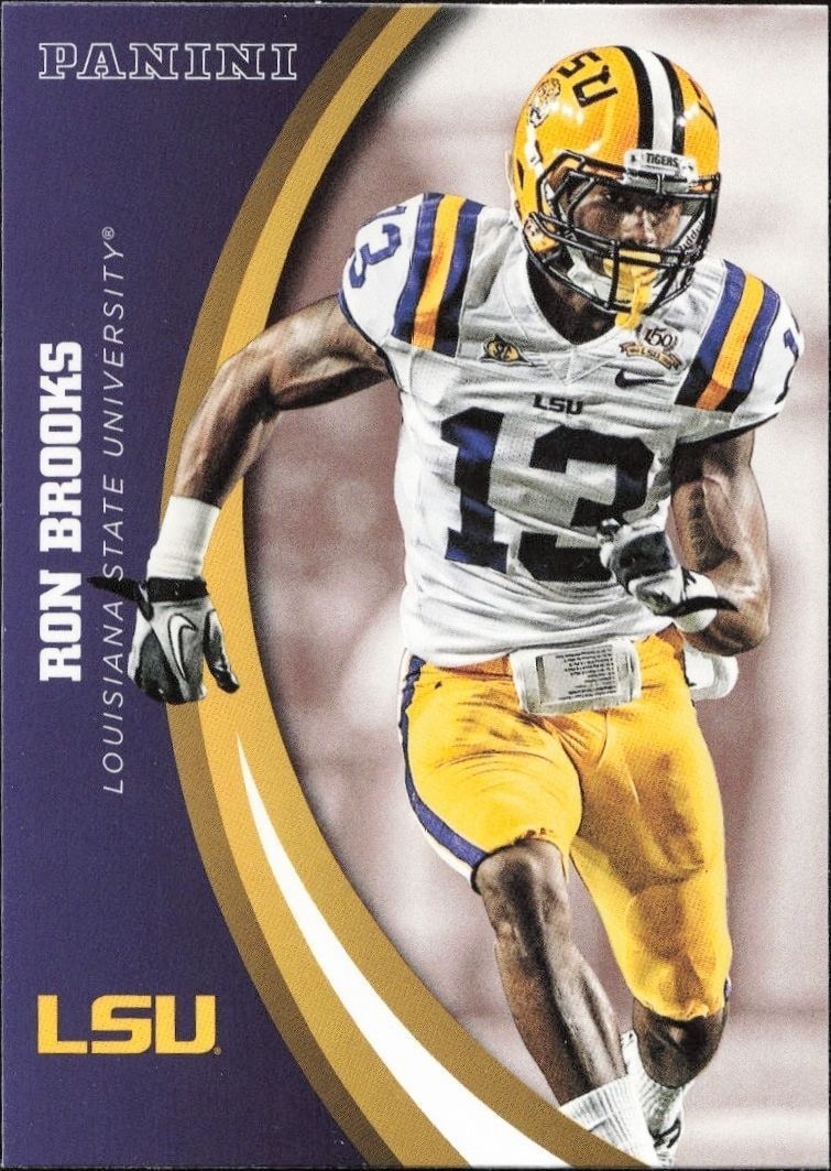 2015 Panini Lsu Team Collection Ron Brooks #53 trading card