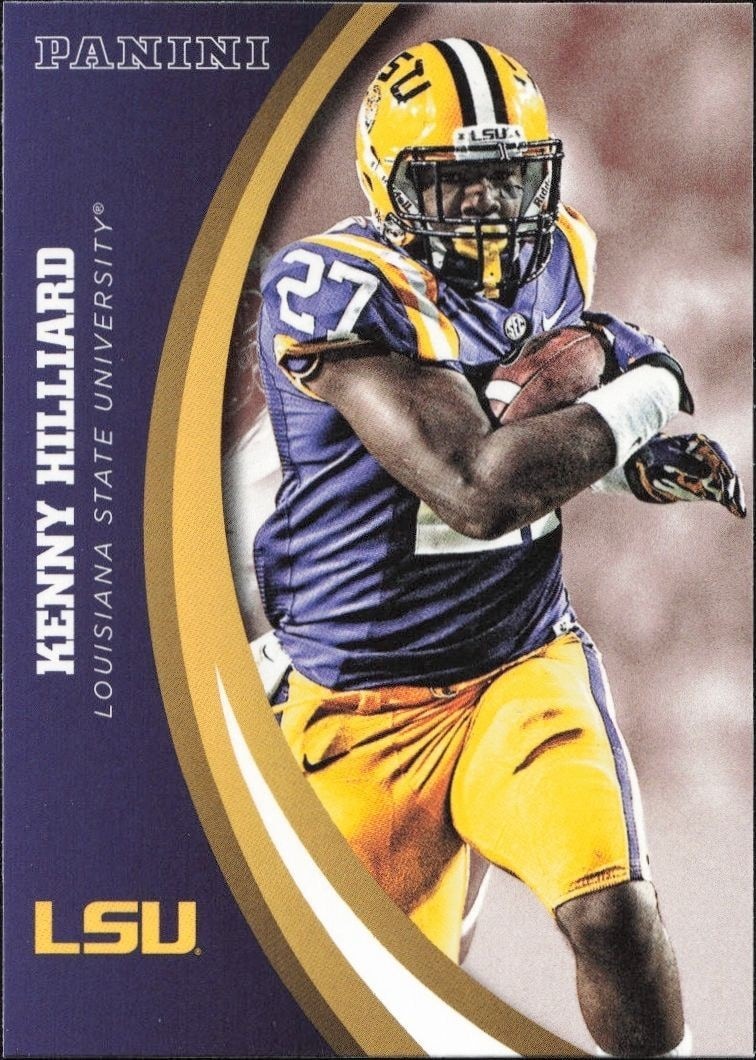 2015 Panini Lsu Team Collection Kenny Hilllard #35 trading card