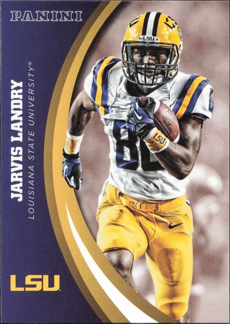 2015 Panini Lsu Team Collection Jarvis Landry #29 trading card