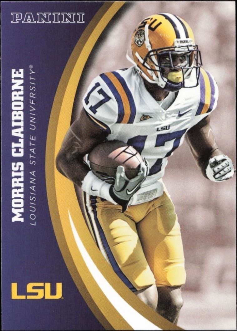 2015 Panini Lsu Team Collection Morris Claiborne #47 trading card