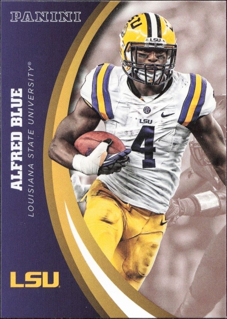 2015 Panini Lsu Team Collection Alfred Blue #45 trading card