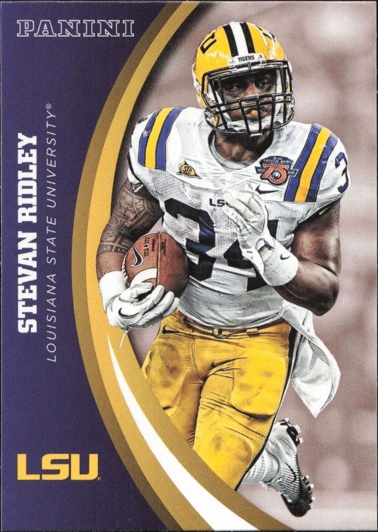 2015 Panini Lsu Team Collection Stevan Ridley #59 trading card