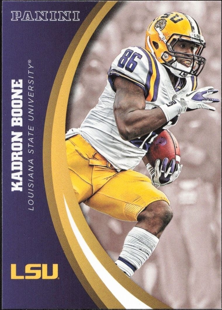 2015 Panini Lsu Team Collection Kadron Boone #32 trading card